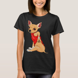 I Love Mom Tattoo Chihuahua Dog  Women Chihuahua M T-Shirt