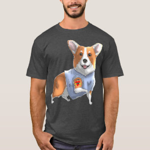 I Love Mom Tattoo Corgi Dog Lover Women Gifts Corg T-Shirt