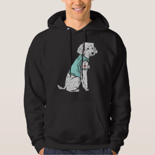 I Love Mom Tattoo Cute Pet Dog Owner  Women Hoodie