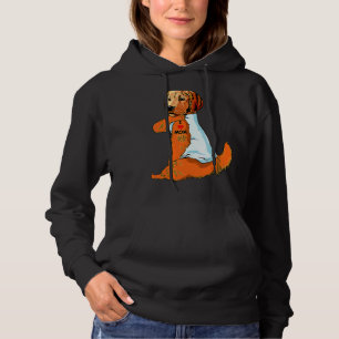 I Love Mom Tattoo Hovawart Mom Dog Mother's Day 1 Hoodie