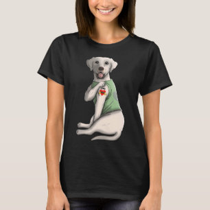 I Love Mom Tattoo Labrador Mom Mother S Day T-Shirt