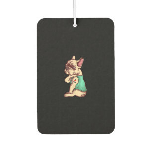 I Love Mom Tattoo Lover Funny French Bulldog Gift Air Freshener