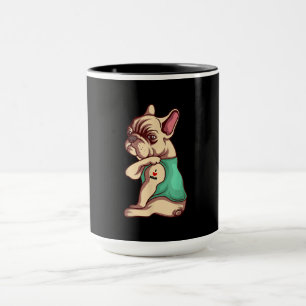 I Love Mom Tattoo Lover Funny French Bulldog Gift Mug