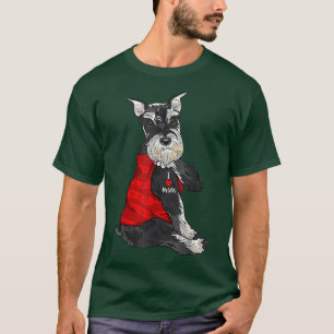 I Love Mom Tattoo Miniature Schnauzer Dog Lover Mo T-Shirt