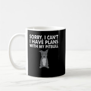 I Love Mom Tattoo Pitbull Dog Lover Women Mother's Coffee Mug