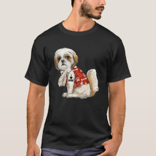I Love Mom Tattoo Shih Tzu Mom  Mother's Day T-Shirt