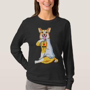 I Love Mom Tattoo Welsh Corgi Mom Dog Women 1 T-Shirt