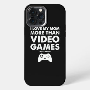 I Love Mom Video Game Boys Kids Teen iPhone 13 Pro Max Case