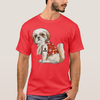 I Love Momattoo Shihzu Mom Funny friend T-Shirt