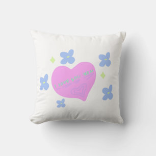 I LOVE Mon Throw Pillow