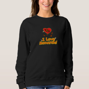 I Love Monarch Butterflies Sweatshirt
