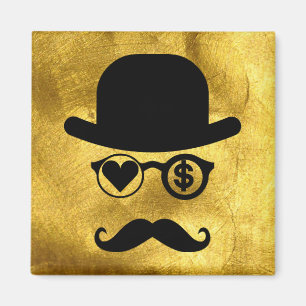 I Love Money Magnet Moustache