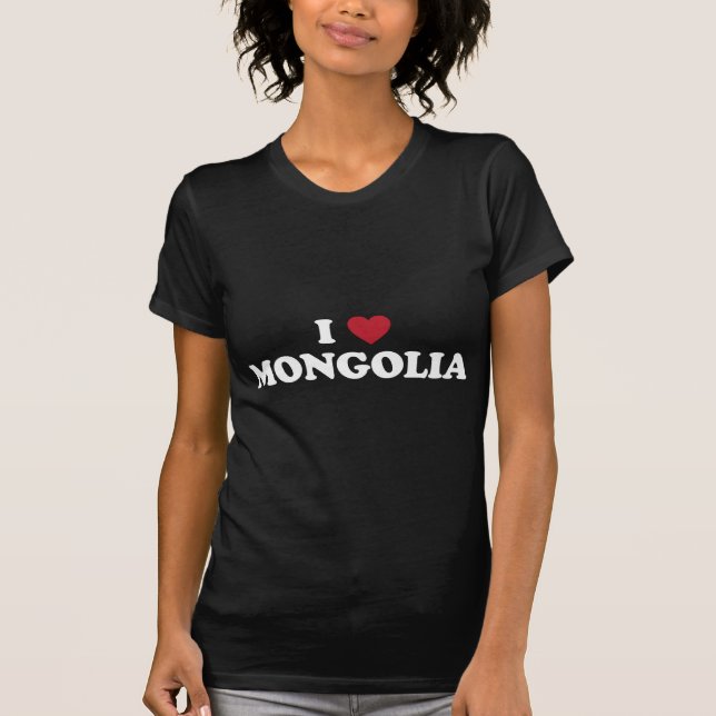 I Love Mongolia T-Shirt (Front)