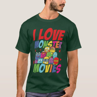 I Love Monster Movies vintage T-Shirt