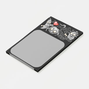 I Love Monsters 'cause People Sucks Post-it Notes