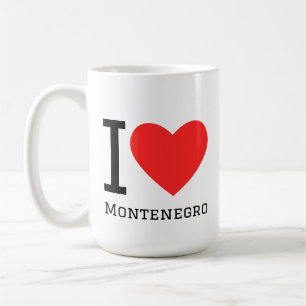 I love Montenegro sticker Coffee Mug