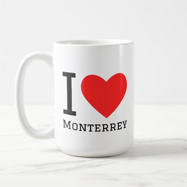 I love Monterrey  Coffee Mug (Left)
