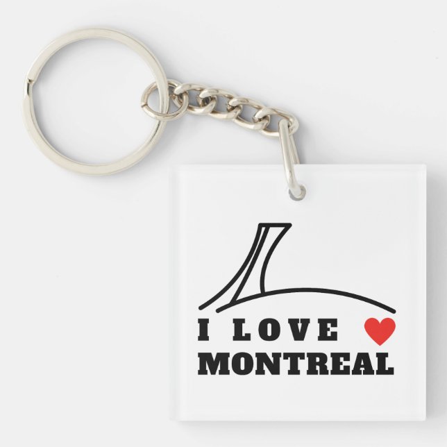 I Love Montreal Keychain (Front)