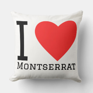 I love montserrat throw pillow