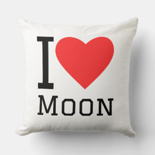 I love moon throw pillow