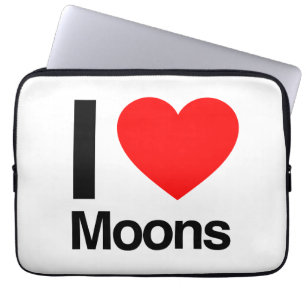 i love moons laptop sleeve
