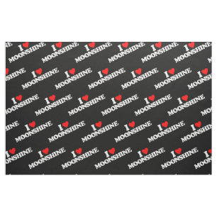 I LOVE MOONSHINE FABRIC
