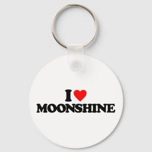 I LOVE MOONSHINE KEYCHAIN