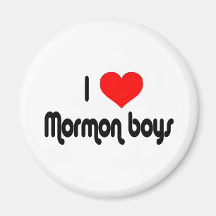 I Love Mormon Boys Magnet