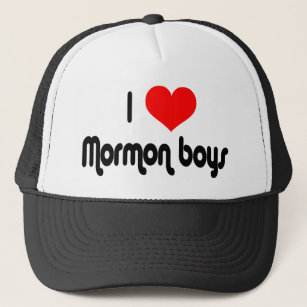 I Love Mormon Boys Trucker Hat