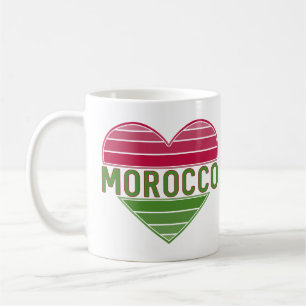 I Love Morocco, Moroccan Heart Coffee Mug