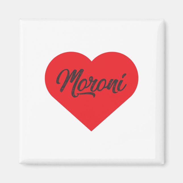 I Love Moroni - Comoros Magnet (Front)