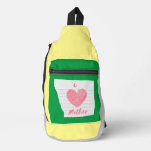 i love mother sling bag