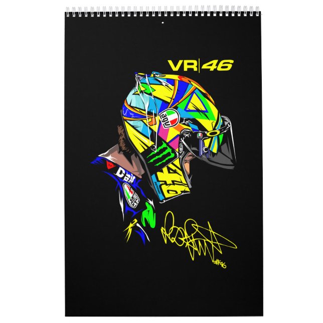 I Love Motorcycle Art Gift For Bikers Calendar (Cover)