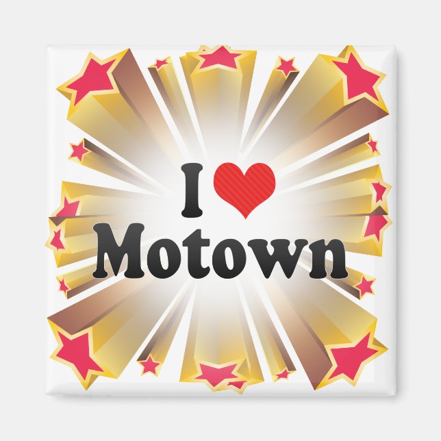 I Love Motown Magnet (Front)