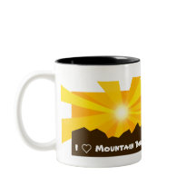 I love mountain biking mug