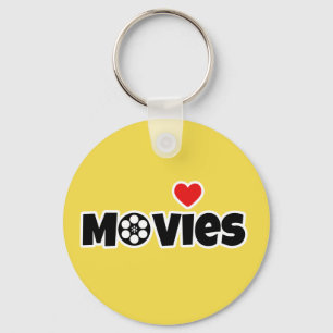 I love Movies Keychain