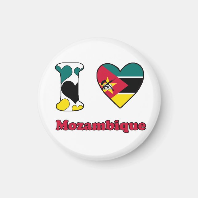 I love Mozambique Magnet (Front)