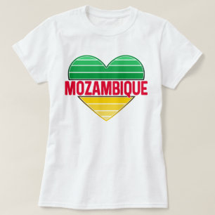 I Love Mozambique, Mozambican Heart T-Shirt