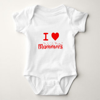 I LOVE MUMMERS BABY BODYSUIT