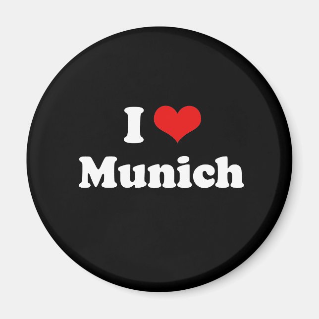 I LOVE MUNICH MAGNET (Front)