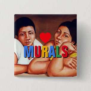 I Love Murals™  Button
