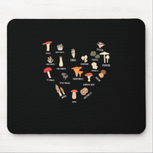 I Love Mushrooms Mouse Pad