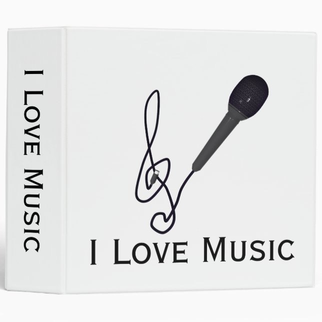 I love music binder (Front/Spine)