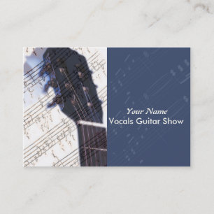 I Love Music - Carte de visite Large