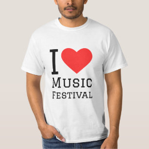 I love music festival T-Shirt