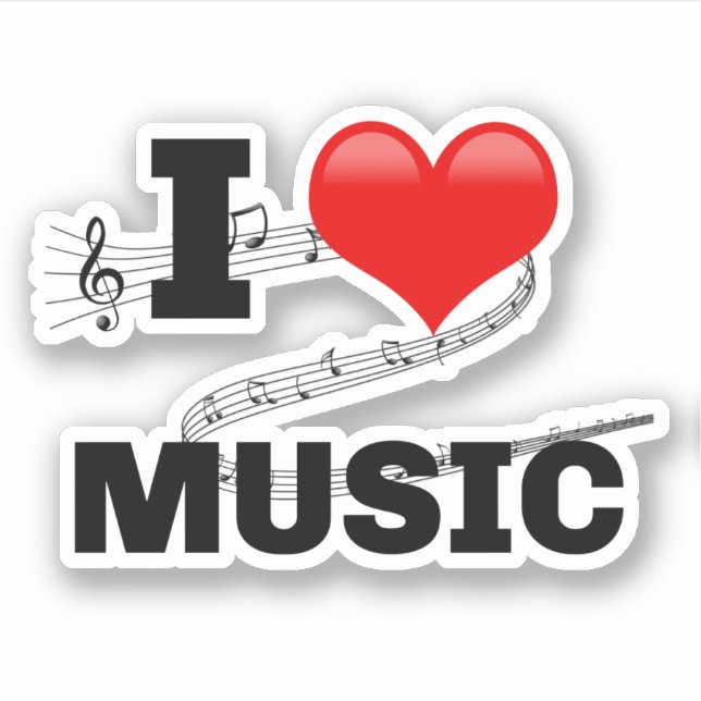 I Love Music, popular design (Front)