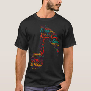 I Love Music  T-Shirt