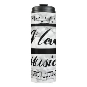I Love Music Thermal Tumbler