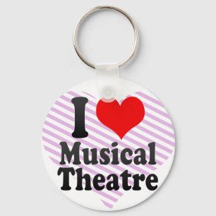 I love Musical Theatre Keychain