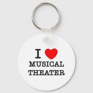 I Love Musical Theatre Keychain